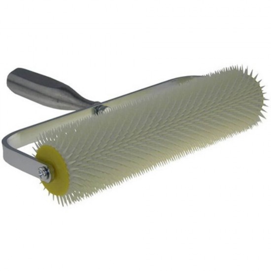 Rola Dezaerare Sapa cu Tepi Sentosa, 25 cm, Rola cu Tepi, Rola cu Tepi pentru Sapa, Rola cu Tepi pentru Sape, Role cu Tepi Dezaerare Sape, Unelte de Tencuit si Vopsit, Trafalet Dezaerare Sape, Role cu Maner pentru Sape, Rola Dezaerare cu Tepi