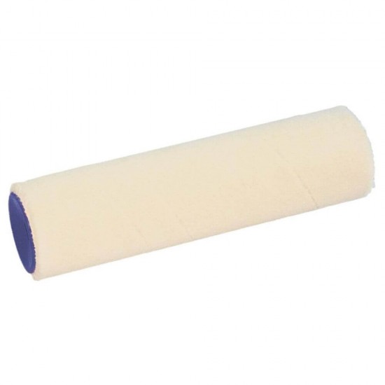 Rola de Lana Naturala pentru Vopsit, 100 mm, Alba, Unelte de Vopsit si Zugravit, Rola de Lan Naturala pentru Zugravit, Rola pentru Aplicarea Vopselei, Rola din Lana pentru Vopsirea Suprafetelor, Ustensile pentru Vopsit Suprafete