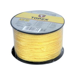 Rola Sfoara Zidarie TOPEX, Galbena, 100 m, 1 buc, Rola de Sfoara pentru Zidarie, Sfoara de Zidarie, Sfoara Galbena pentru Zidarie, Rola de Sfoara Galbena Zidarie, Rola Sfoara 100m, Rola de Sfoara pentru Zidarie 100m, Sfoara Galbena Zidarie 100m