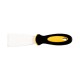 Spaclu TOPEX , Inox, Maner Bi-Material, 100 mm, 1 buc, Spaclu Maner Ergonomic, Spaclu pentur Tencuiala, Spaclu Tencuieli, Spaclu Lama de Inox, Spaclu de Inox, Spaclu 100 mm, Spaclu Inox pentru Tencuiala, Spaclu din Inox Tencuieli