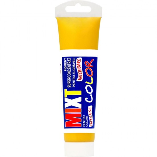 Pigment pentru Vopsea Lavabila, Mixt  Color Intense, Galben 01, 70 ml, Pigment pentru Vopsea, Pigment Intens, Pigment Vopsea Lavabila, Pigment pentru Vopsea de Interior, Pigment Galben pentru Vopsea