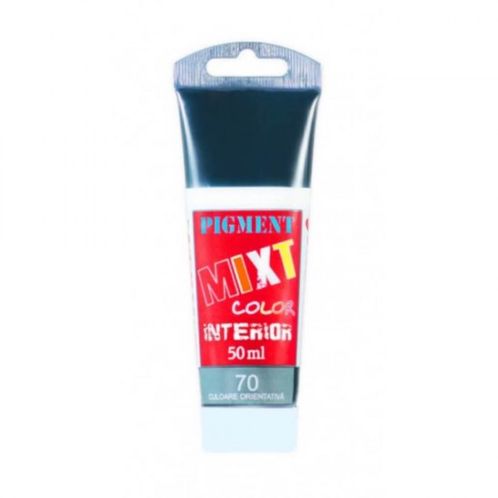 Pigment Color Interior, Mixt, 50 ml/Tub, Negru 70, Pigmenti pentru Vopesea Lavabila, Amenajari Interioare, Pigmenti pentru Vopsea Mixt, Pigmenti pentru Vopsea Lavabila Interior, Pigment Lavabil, Pigment Negru