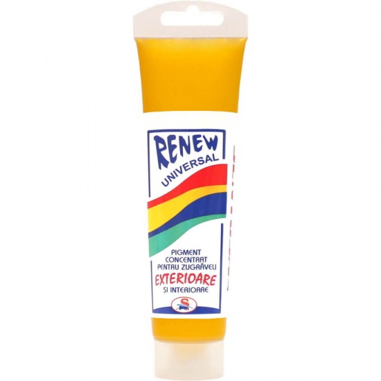 Pigment Color Renew Universal, Galben 102, 70 ml, Pigmenti pentru Vopsea Lavabila, Amenajari Interioare, Pigmenti pentru Vopsea, Pigmenti pentru Vopsea Lavabila Interior, Pigment Lavabil, Pigment Colorat