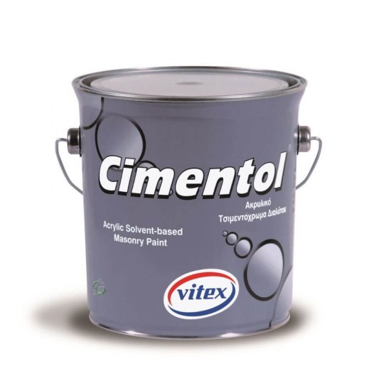 Vopsea Acrilica Vitex Cimentol, 2.5 L, Ocru, Cod 830, Vitex Vopsele pentru Amenajari Interioare si Exterioare, Vopsea pentru Uz Interior si Exterior, Vopsea Acrilica pentru Beton, Vopsele Zidarie, Vopsea Suprafete din Beton
