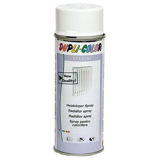 Vopsea Spray Alba Dupli-Color, 200 ml, Pentru Calorifere, Spray Vopsea, Vopsea Alba Tip Spray, Vopsea Alba Spray, Vopsea Spray Calorifere, Spray Vopsea Alba, Vopsea Tip Spray, Spray Paint
