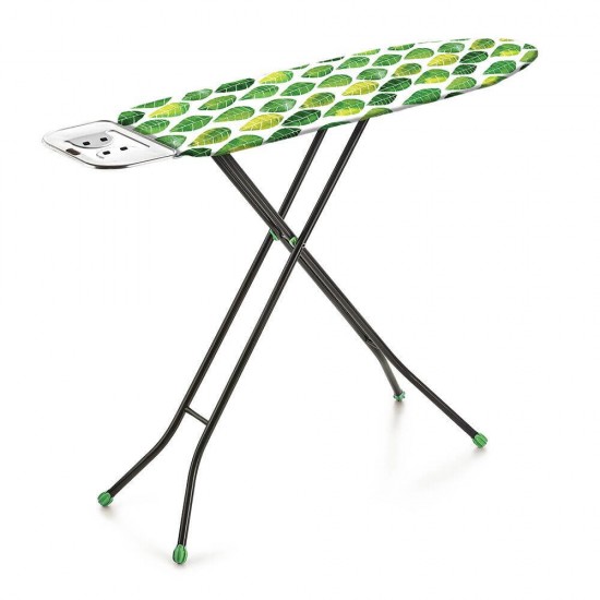 Masa de Calcat cu Suport Fier de Calcat, 97x30x90 cm, Model cu Frunze, Masa de Calcat, Masa de Calcat cu Suport, Masa cu Suport Fier, Husa Masa de Calcat, Masa de Calcat din Fier, Masa de Calcat Ajustibila, Masa de Calcat Haine