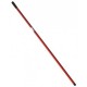 Coada Metalica Infoliata in PVC, Lungime 110 cm, Culoare Rosie, Coada Matura, Coada Mop, Cozi Metalice Zorex Clasic, Coada Metalica pentru Matura, Cozi Maturi si Mopuri, Articole Curatenie
