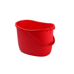 Galeata Mop Ovala, Rosie, Capacitate 17 L, Galeata pentru Curatenie Clasica, Galeata pentru Mop, Galeti de Mop, Galeti pentru Mop, Galeata pentru Curatenie, Galeata pentru Uz Casnic, Galeata de Mop, Galeata Ovala de Mop