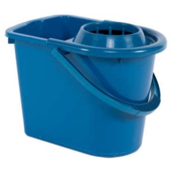 Galeata Mop cu Storcator, 13L, Polipropilena, Albastru Deschis, Galeti Ovale cu Storcator pentru Mop, Galeti Plastic cu Storcator, Galeti 13 Litri pentru Mop, Galeata pentru Curatenie, Galeata pentru Mop, Galeti cu Storcator, Galeata pentru Uz Casnic