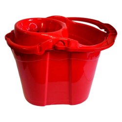 Galeata cu Storcator Misavan, 14 L, Rosu, Galeata Misavan, Galeata Rosie cu Storcator, Galeata de Menaj, Galeata Menaj, Galeata pentru Menaj, Galeata pentru Mop, Galeata Mop, Galeata de Mop, Galeata Spalat pe Jos