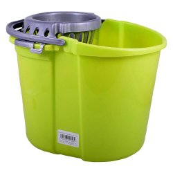 Galeata cu Storcator Misavan, 13 L, Rectangulara, Verde cu Gri, Galeata Misavan, Galeata Verde cu Storcator Gri, Galeata de Menaj, Galeata Menaj, Galeata pentru Menaj, Galeata pentru Mop, Galeata Mop, Galeata de Mop