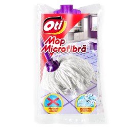 Rezerva Mop din Microfibra OTI Maimea M, Greutate 140 g, Culoare Alb/Mov, Rezerva pentru Mopuri Microfibra, Rezerva pentru Mop din Microfibra, Rezerve Mopuri Superabsorbante, Articole pentru Uz Casnic, Accesorii pentru Uz Profesional, Accesorii Curatenie