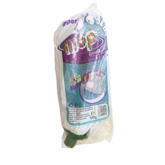 Rezerva Mop Perind, Bumbac, 250 g, 1 Buc, Rezerva Mop din Bumbac, Rezerva Mop Mare, Rezerva Mare pentru Mop, Rezerva Mop Bumbac, Rezerva pentru Mop, Rezerva Mop Clasic, Rezerva Clasica pentru Mop, Rezerva Mop Pardoseli