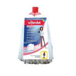 Rezerva Mop Vascoza Vileda Style, Alba, Rezerva Mopuri Vileda, Rezerva Mopuri Vileda Style cu Benzi, Rezerve Mopuri pentru Interior, Vileda Rezerva Mopuri cu Benzi pentru Interior, Rezerve Mopuri Curatenie Casa, Rezerva pentru Mop Curatenie