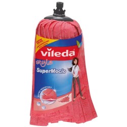 Rezerva Mop cu Benzi Vileda Style, Rosie, Rezerva Mopuri Vileda, Rezerva Mopuri Vileda Style cu Benzi, Rezerve Mopuri pentru Interior, Vileda Rezerva Mopuri cu Benzi pentru Interior, Rezerve Mopuri Curatenie Casa, Rezerva pentru Mop Curatenie