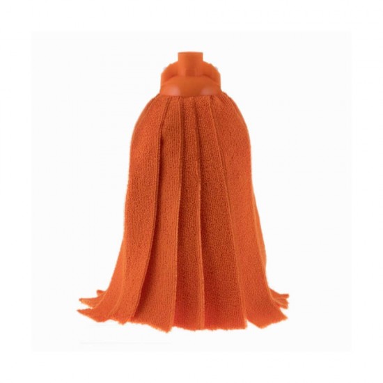 Rezerva Mop Microfibra Zorex Pro, 160 g, Portocalie, Rezerve Mop Zorex, Rezerve pentru Mop din Microfibra, Rezerva pentru Mop Microfibra, Rezerve din Microfibra pentru Mopuri