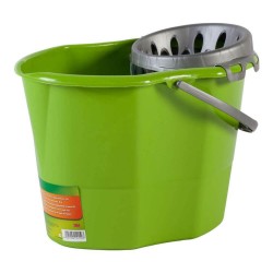 Set Galeata cu Storcator SCOTCH BRITE, 10x29x31 cm, 15L, Culoare Verde, Galeata pentru Curatenie Scotch Brite, Galeata pentru Mop, Galeti cu Storcator, Galeata pentru Uz Casnic