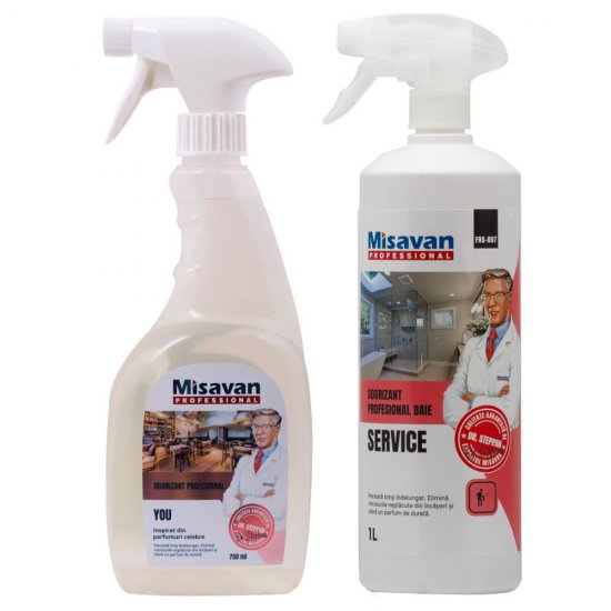 Pachet Promo Odorizant Baie Service 1L si Odorizant de Camera You 750ml Dr. Stephan, Odorizant Lichid pentru Camera, Odorizant Lichid Parfumat, Odorizant pentru Baie, Sticla Odorizant Lichid, Odorizante Lichide la Pachet