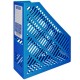 Suport Vertical din Plastic NEBO, Albastru, Dimensiuni 288x84x247 mm, Suport Documente, Suport Documente Albastru, Suport Documente din Plastic, Suport Documente Vertical, Organizator Documente, Organizator Reviste, Organizator Dosare