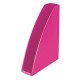 Suport Vertical Documente Leitz Wow, A4, Plastic, Roz Metalizat, Suport Documente Leitz Wow, Suport Vertical pentru Documente, Suport Birou Documente, Suport de Birou pentru Documente, Suport Acte, Suport Hartii