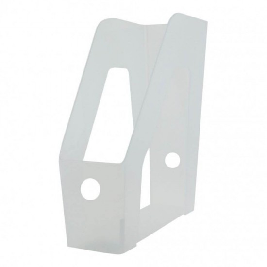 Suport Vertical Documente ECADA, Material Plastic, Transparent, Suport Documente, Suport Documente Transparent, Suport Documente din Plastic, Suport Documente Birou, Organizator Documente, Organizator Reviste, Organizator Dosare