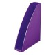 Suport Vertical Documente Leitz Wow, A4, Plastic, Mov Metalizat, Suport Documente Leitz Wow, Suport Vertical pentru Documente, Suport Birou Documente, Suport de Birou pentru Documente, Suport Acte, Suport Hartii