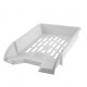 Suport Orizontal Documente ECADA, Material Plastic, Transparent, Suport Documente, Tavita Documente, Suport Documente din Plastic, Suport Documente Birou, Organizator Documente, Organizator Reviste, Organizator Dosare