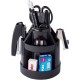 Organizator Rotativ de Birou Deli Maxi, Echipat cu Instrumente Scris, Organizator pentru Instrumente de Scris cu Baza Rotativa, Suport Accesorii Birou cu Baza Rotativa Deli, Suport Accesorii Birou, Suport Accesorii de Scris, Organizer Instrumente Scris
