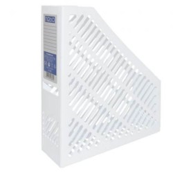 Suport Vertical din Plastic NEBO, Transparent, Dimensiuni 288x84x247 mm, Suport Documente, Suport Documente Transparent, Suport Documente din Plastic, Suport Documente Vertical, Organizator Documente, Organizator Reviste, Organizator Dosare