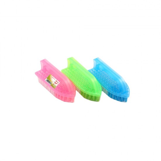 Set 10 Perii pentru Curatat,13.5x5.5x6 cm, Polipropilena, Multicolor, Perie pentru Menaj, Perii din Plastic cu Maner, Perie pentru Curatat Suprafete Zorex Basic, Perie pentru Uz Casnic, Perie pentru Curatenie Multifunctionala, Articole Curatenie