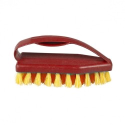 Perie Menaj PLASTOR TRADING Paolina, Rosie, Perie pentru Menaj, Perii din Plastic cu Maner, Perie pentru Curatat Suprafete, Perie pentru Uz Casnic, Perie cu Maner pentru Curatenie Casa