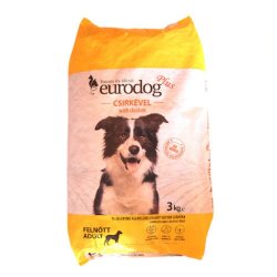 Mancare pentru Caini EuroDog Plus, cu Pui, 3 kg, Mancare pentru Caini cu Pui, Mancare Caini EuroDog, Mancare Caini cu Pui, Mancare Uscata Caini, Mancare Uscata pentru Caini, Hrana pentru Caini, Hrana Caini, Hrana Uscata Caini