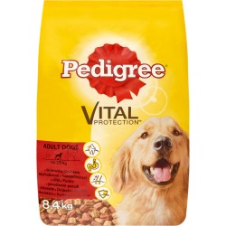 Hrana Uscata pentru Caini Adulti, Pedigree, Vita si Pasare, 8.4 kg, Pedigree Hrana Uscata Animale, Hrana Uscata Caini Nutritiva, Pedigree Hrana Uscata, Hrana cu Vita si Pasare Caini