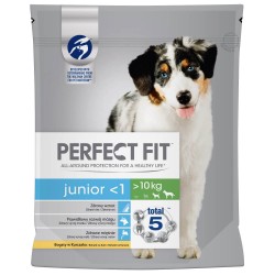 Hrana Uscata pentru Caini de Talie Medie PERFECT FIT Junior, 1.4 kg, Hrana pentru Pui de Catei, Sac Hrana Uscata Caini, Mancare Uscata pentru Pui de Catei, Hrana Uscat cu Pui pentru Caini Talie Medie, Hrana cu Pui pentru Caini de Talie Medie