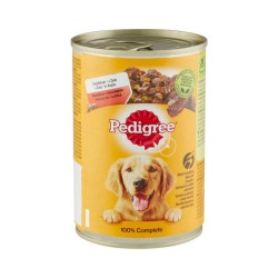 Conserva Hrana Umeda pentru Caini PEDIGREE, Vita, 400 g, Hrana cu Vita pentru Caine, Conserva de Carne de Vita, Carne de Vita pentru Catei, Hrana la Conserva pentru Caini, Hrana Umeda pentru Caini, Conserva de Vita pentru Catei Pedigree