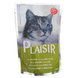 Hrana Umeda pentru Pisici Plaisir cu Somon si Cod, 100g, Hrana Pisici Plaisir, Hrana Pisici Adulte, Hrana pentru Pisici Adulte, Mancare pentru Pisici, Pliculete Hrana Pisici, Plicuri Hrana Umeda Pisici Hrana Umeda pentru Pisici Plaisir cu Somon si Cod, 100g, Hrana Pisici Plaisir, Hrana Pisici Adulte, Hrana pentru Pisici Adulte, Mancare pentru Pisici, Pliculete Hrana Pisici, Plicuri Hrana Umeda Pisici