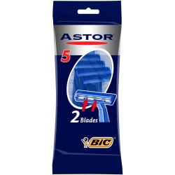 Set 5 Aparate de ras BIC Astor Twin cu 2 Lame, Lame pentru Ras, Lame pentru Barbierit, BIC pentru Barbierit, BIC pentru Ras, BIC 2 Lame