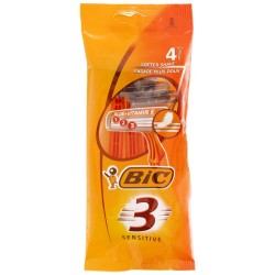Set 4 Aparate de Ras BIC Sensitive cu 3 Lame, Lame de Barbierit, Lame pentru Ras, BIC pentru Barbierit, BIC pentru Ras, Aparat pentru Ras, Aparat pentru Barbierit