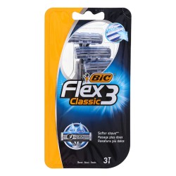 Set 3 Aparate de ras BIC Flex 3 Classic cu 3 Lame, Lame de Barbierit, Lame pentru Ras, Aparat pentru Ras, Aparat pentru Barbierit, BIC pentru Ras, BIC pentru Barbierit