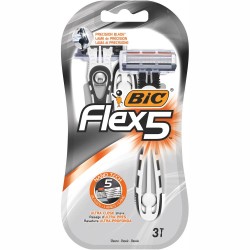 Set 3 Aparate de ras BIC Flex 5 cu 5 Lame, Lame de Barbierit, Lame pentru Ras, Aparat pentru Ras, Aparat pentru Barbierit, BIC pentru Ras, BIC pentru Barbierit