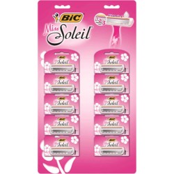 Set 10 Aparate de Ras BIC Miss Soleil cu 3 Lame, Lame Inoxidabile, Lame pentru Ras, Lame de Ras pentru Femei, Set Lame de Ras, Lame de Epilat Femei, Aparate de Ras pentru Femei cu 3 Lame, Aparate de Epilat pentru Femei cu Lame Triple Set 10 Aparate de Ras BIC Miss Soleil cu 3 Lame, Lame Inoxidabile, Lame pentru Ras, Lame de Ras pentru Femei, Set Lame de Ras, Lame de Epilat Femei, Aparate de Ras pentru Femei cu 3 Lame, Aparate de Epilat pentru Femei cu Lame Triple