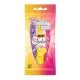 Set 3 Aparate de Ras BIC Miss Soleil Special Edition cu 3 Lame, Lame Inoxidabile, Lame pentru Ras, Lame de Ras pentru Femei, Set Lame de Ras, Lame de Epilat Femei, Aparate de Ras pentru Femei cu 3 Lame, Aparate de Epilat pentru Femei cu Lame Triple