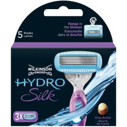 Set 3 Rezerve pentru Aparat de Ras Hydro Silk Wilkinson, Lame de Ras, Lame Wilkinson, Lame Ras Wilkinson, Lame Ras Clasice, Lame de Ras Clasice, Lame de Ras Femei, Lame de Ras pentru Femei Lame Ras Pielea
