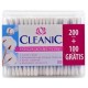 Betisoare de Urechi CLEANIC, Bumbac, 200+100 Buc/Set, Betisoare de Urechi Cleanic, Betisoare pentru Urechi, Betisoare Igiena, Betisoare Cosmetice