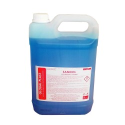  Detartrant Baie Sanixol, 5 L, Parfum Fresh, Culoare Albastra, Detartrant Parfum, Detartrant Lichid, Solutie Detartranta, Detartrant Suprafete Ceramice, Gel Detartrant Uz Profesional, Dezinfectant Gel, Detartrant Lichid pentru Curatare