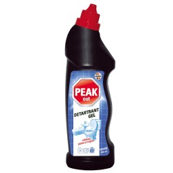 Gel Detartrant Peak Out pentru WC, Parfum Marin, 750 ml, Gel Detartrant pentru WC, Gel Detartrant Peak pentru WC, Gel Detartrant cu Parfum Marin, Gel Detartrant pentru WC cu Parfum Marin