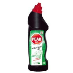 Gel Detartrant Peak Out pentru WC, Parfum Pin, 750 ml, Gel Detartrant pentru WC, Gel Detartrant Peak pentru WC, Gel Detartrant cu Parfum Pin, Gel Detartrant pentru WC cu Parfum Pin