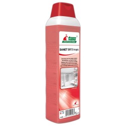 Solutie TANA Sanet BR75, 1 L, Solutie Dezinfectare, Detartrant Uz Profesional, Detartranti pentru Baie, Detartrant Lichid pentru Curatare, Articole pentru Uz Profesional, Solutie pentru Intretinerea Curateniei, Detergent Sanitar