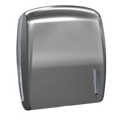Dispenser Prosoape Hartie Pliata, Culoare Titanium, Dispenser pentru Hartie, Dispensere pentru Hartie Pliata, Dispensere pentru Prosoape Hartie, Dispenser pentru Uz Profesional, Articole Profesionale de Igiena