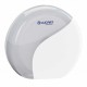 Dispenser Lucart Hartie Igienica, 25.6x28x12.8 cm, Plastic, Culoare Alba, Dispenser pentru Hartie Igienica Mini Jumbo, Dispensere pentru Hartie Igienica, Dispenser pentru Uz Profesional, Dispenser din Plastic pentru Baie, Articole Profesionale de Igiena